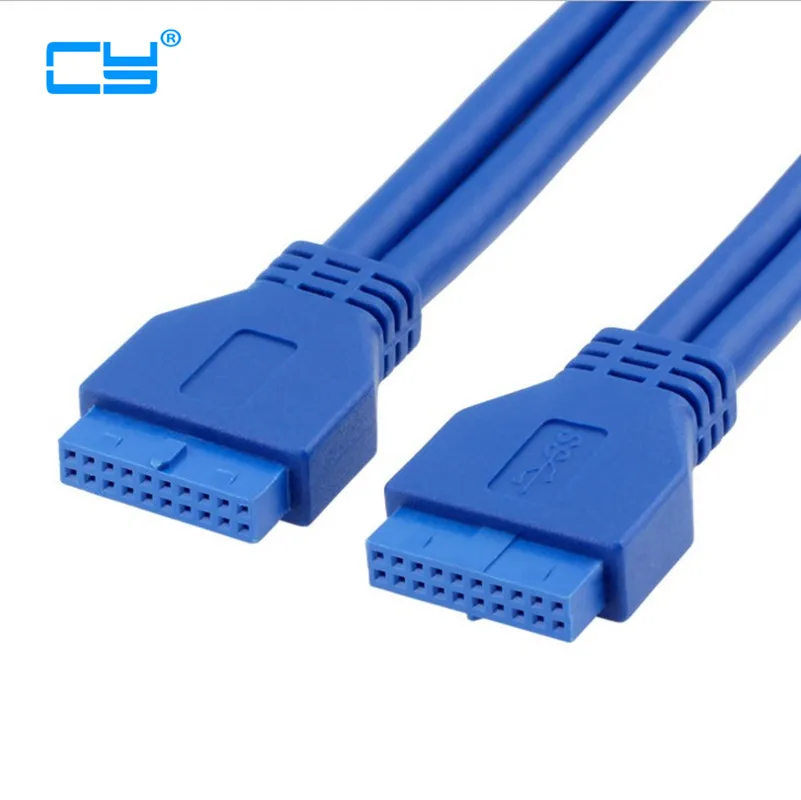 USB 3.0 Motherboard 20pin Female connector to 20pin female 50cm extension cable 50cm
USB 3.0 Motherboard 20pin Female connector to 20pin female 50cm extension cable 50cm