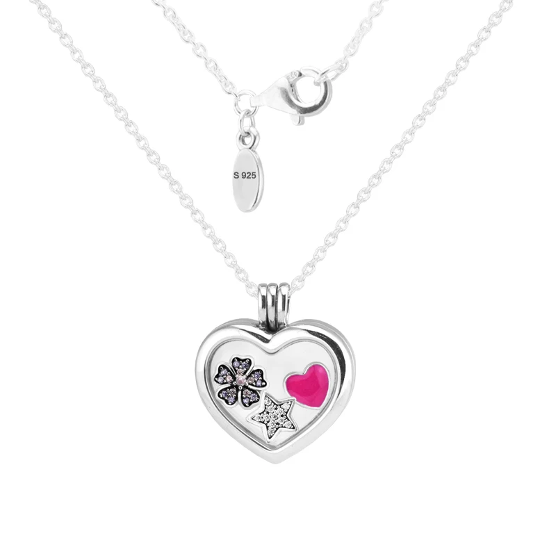 Floating Hear Locket Necklaces and Pendants with 3 inner Parts 100% 925 Sterling Silver Jewelry For Women Free Shipping 13N033-7
Floating Hear Locket Necklaces and Pendants with 3 inner Parts 100% 925 Sterling Silver Jewelry For Women Free Shipping 13N033-7