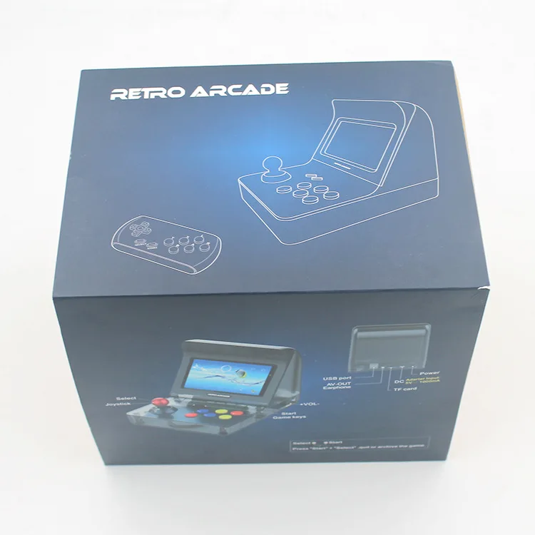 Retro Aracade Mini Arcade Rocker Handheld Game Console 4.3 Inch Built-in 3000 Classic Games For Nostalgic For Gba Retro FC
Retro Aracade Mini Arcade Rocker Handheld Game Console 4.3 Inch Built-in 3000 Classic Games For Nostalgic For Gba Retro FC