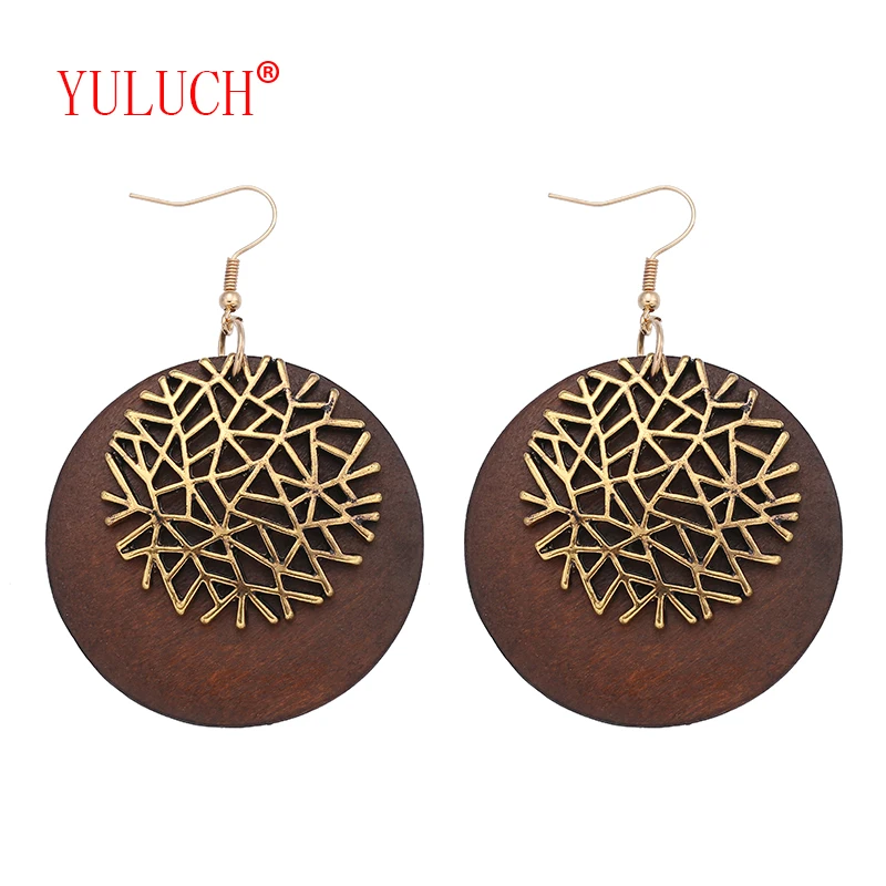 YULUCH Vintage African Ethnic Woman Earrings New Design Accessories for Wooden Round Zinc Alloy Snowflake Pendant Gift
YULUCH Vintage African Ethnic Woman Earrings New Design Accessories for Wooden Round Zinc Alloy Snowflake Pendant Gift