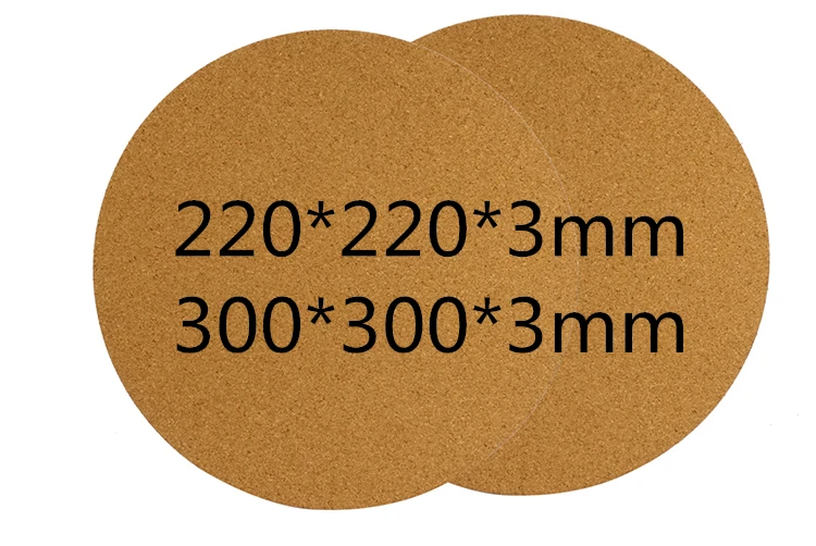 3D printer accessories circular 220/300mm*3mm hot bed with hot cork glue fast heating tape
3D printer accessories circular 220/300mm*3mm hot bed with hot cork glue fast heating tape