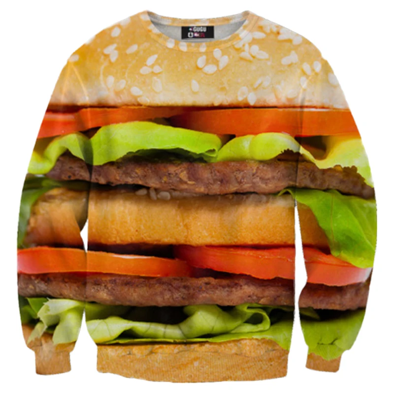 Womens Stylish Print Hamburger Pullover Hoodies Roll Neck Sweatshirt Sweaters Hoodies
Womens Stylish Print Hamburger Pullover Hoodies Roll Neck Sweatshirt Sweaters Hoodies
