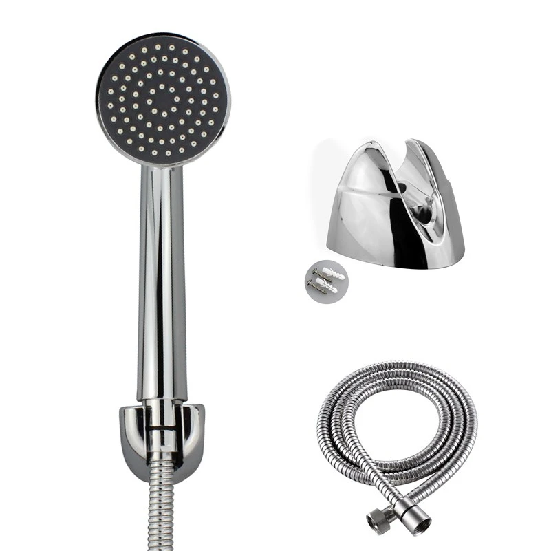 Handheld Shower Head Set Water Saving ABS Chrome Pressurized Hand Shower head & Stainless Steel Hose & Bracket Base zh-hsh002
Handheld Shower Head Set Water Saving ABS Chrome Pressurized Hand Shower head & Stainless Steel Hose & Bracket Base zh-hsh002