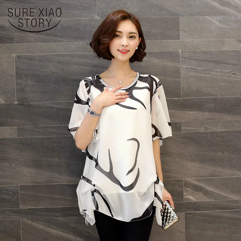 Fashion 2021 summer short sleeve women's clothing fashion plus size 5XL Chiffon women blouse Shirt woemn's tops blusas 60A 30
Fashion 2021 summer short sleeve women's clothing fashion plus size 5XL Chiffon women blouse Shirt woemn's tops blusas 60A 30
