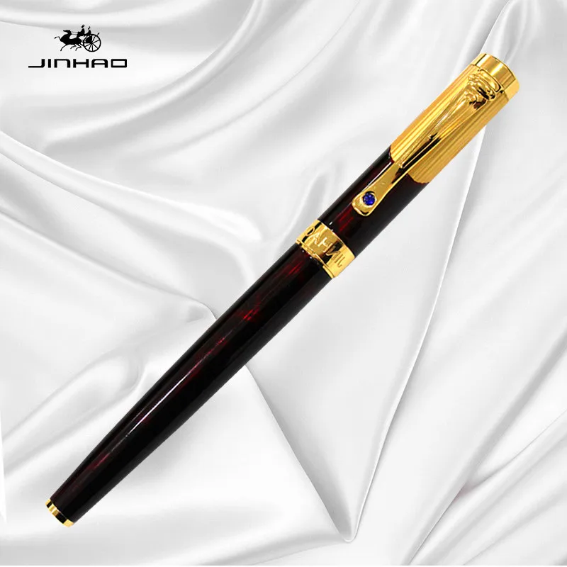 High-end Jinhao Metal Rollerball Pen for Student Teacher Business Gift Luxury 0.5mm Black Ink Sign Pens with A Gift Box
High-end Jinhao Metal Rollerball Pen for Student Teacher Business Gift Luxury 0.5mm Black Ink Sign Pens with A Gift Box