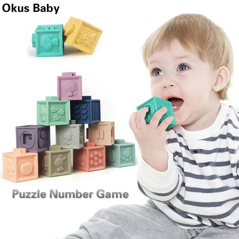 2019 Newest Soft Silicone Building Blocks 3D Touch Hand Ball Blocks Baby Grasp Ball Toys Fun Rubber Teethers Squeeze Kids Toys
2019 Newest Soft Silicone Building Blocks 3D Touch Hand Ball Blocks Baby Grasp Ball Toys Fun Rubber Teethers Squeeze Kids Toys