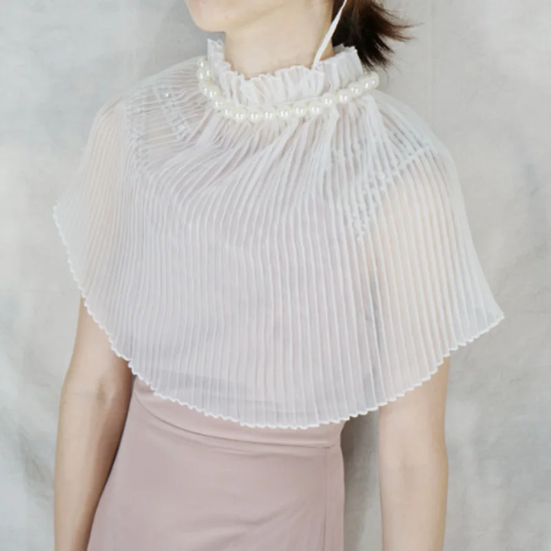 Embroidery Cotton embroidered flowers openwork shoulders laced bow small shawl Studio style pleated organza perspective pearl
Embroidery Cotton embroidered flowers openwork shoulders laced bow small shawl Studio style pleated organza perspective pearl