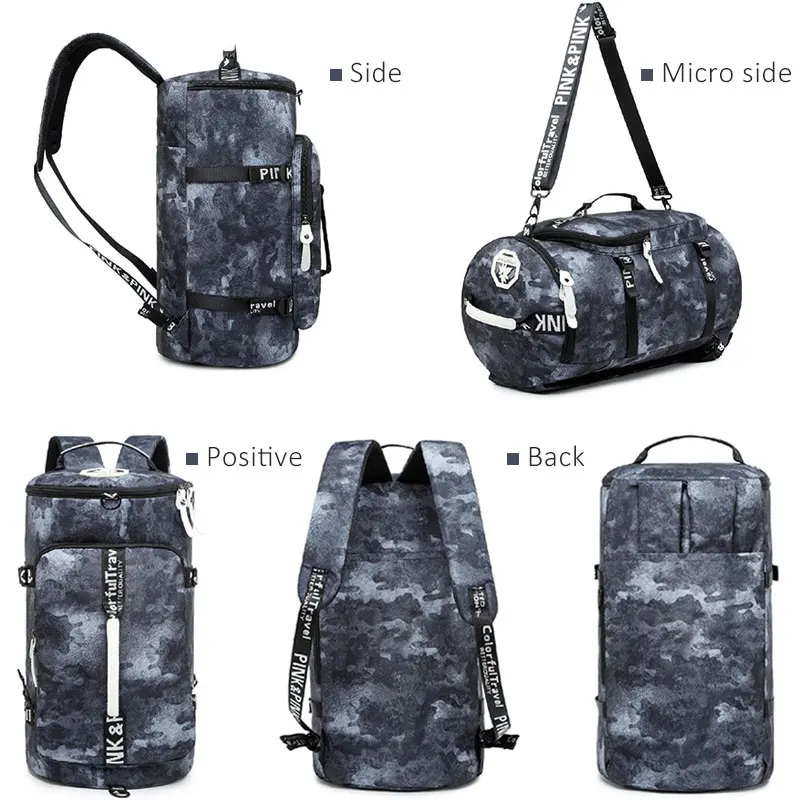 Top Quality Capacity Travel Bag New Arrival Cylinder package Multifunction Rusksack Men and Women Camping Backpack
Top Quality Capacity Travel Bag New Arrival Cylinder package Multifunction Rusksack Men and Women Camping Backpack