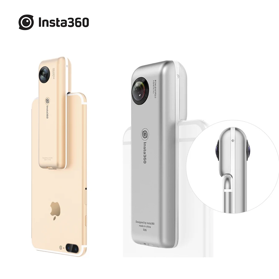 Insta360 нано 3k HD 360 панорамная камера VR Камера видеокамера 210 с двумя объективами