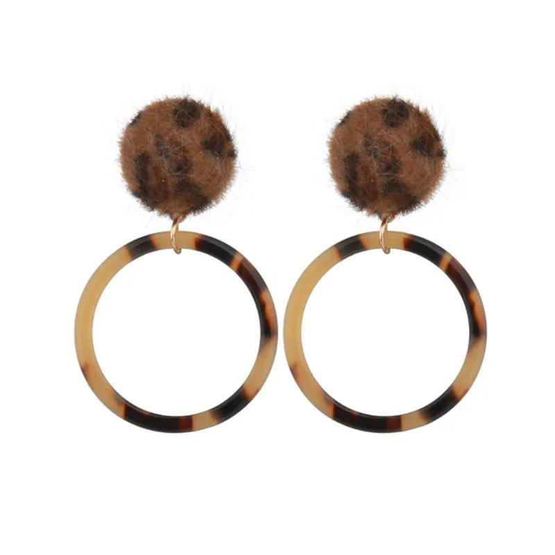 Fashion New Leopard Earrings Acetate Earrings Personality Atmosphere Exaggerated Edition Geometric Round Brown Acrylic Earrings
Fashion New Leopard Earrings Acetate Earrings Personality Atmosphere Exaggerated Edition Geometric Round Brown Acrylic Earrings