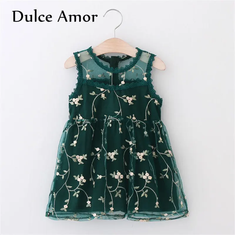 Детское кружевное платье Dulce Amor, летнее платье без рукавов с цветочной вышивкой, платье принцессы для девочек
Детское кружевное платье Dulce Amor, летнее платье без рукавов с цветочной вышивкой, платье принцессы для девочек
