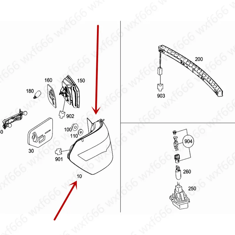 Car Rear brake indicator W212 E200 E260mer ced esb enzE class Taillights turn signal taillights Combination taillight
Car Rear brake indicator W212 E200 E260mer ced esb enzE class Taillights turn signal taillights Combination taillight