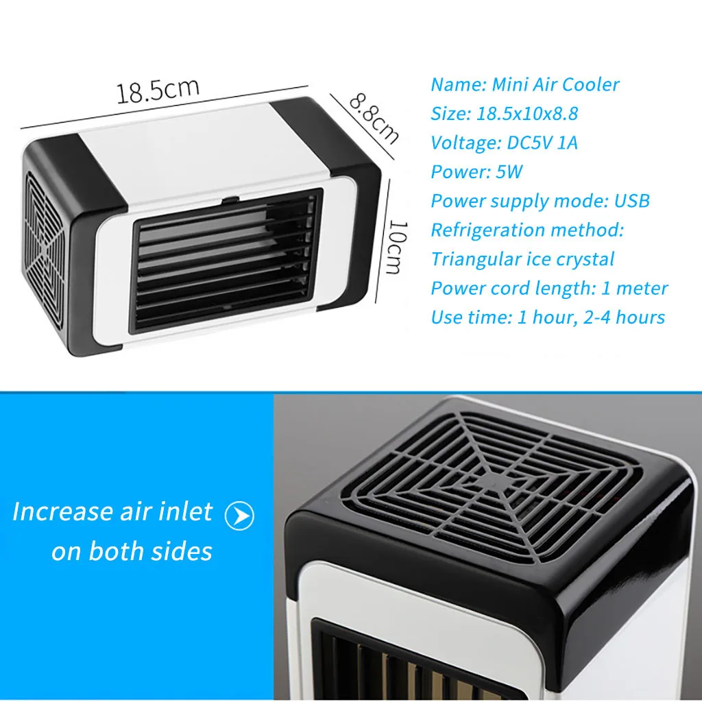 HIPERDEAL USB Mini Air Cooler Household Office Desktop Computer Desk Small Fan Mute Refrigeration Home Appliances 19Jul04
HIPERDEAL USB Mini Air Cooler Household Office Desktop Computer Desk Small Fan Mute Refrigeration Home Appliances 19Jul04