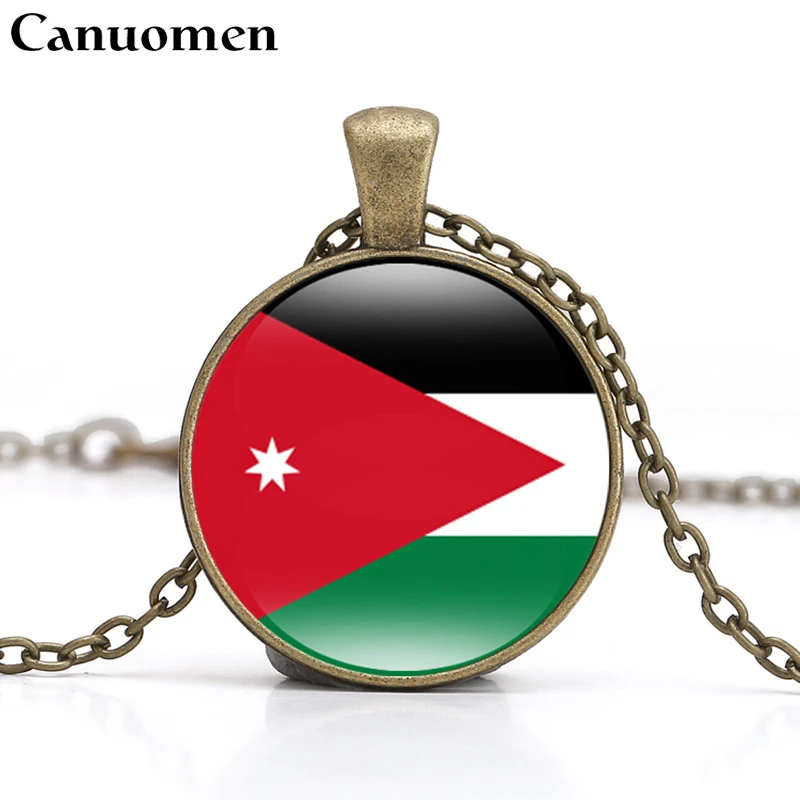 Canuomen Afghanistan кулон в форме флага ожерелье Западная Азия страна Объединенные