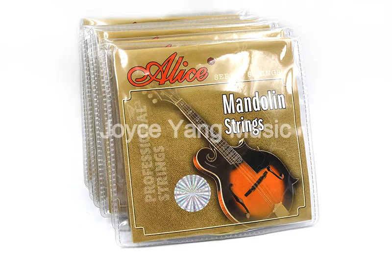 10 Sets of Alice AM04 Mandolin Strings Plated Steel&Coated Copper Wound Strings 1st-4th 010-034
10 Sets of Alice AM04 Mandolin Strings Plated Steel&Coated Copper Wound Strings 1st-4th 010-034