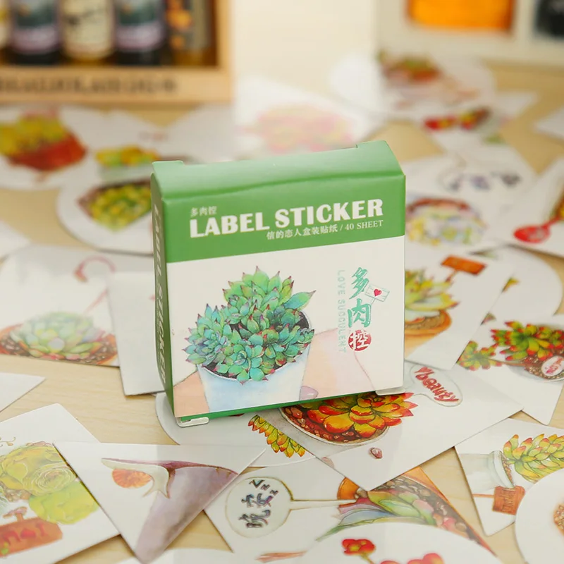 40 pcs/lot succulent mini lable sticker set decoration DIY diary scrapbooking sealing sticker kawaii stationery
40 pcs/lot succulent mini lable sticker set decoration DIY diary scrapbooking sealing sticker kawaii stationery