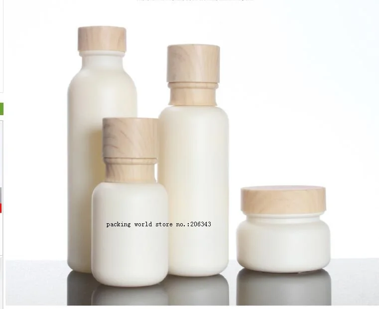 110ml frosted glass bottle with white/wooden shape pump lid for serum/lotion/emulsion/foundation cosmetic packing skin care
110ml frosted glass bottle with white/wooden shape pump lid for serum/lotion/emulsion/foundation cosmetic packing skin care