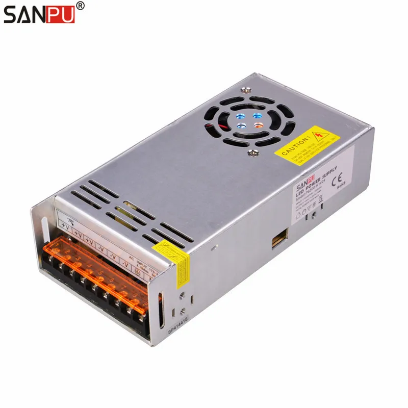 

SANPU SMPS 24V 500W DC LED Switching Power Supply 20A Constant Voltage Single Output 220V 230V AC/DC Transformer Driver Indoor