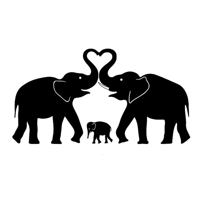 17cm*9.2cm Elephant Family Love Fashion Decor Car Sticker Vinyl Decal Black/Silver S3-7041
17cm*9.2cm Elephant Family Love Fashion Decor Car Sticker Vinyl Decal Black/Silver S3-7041