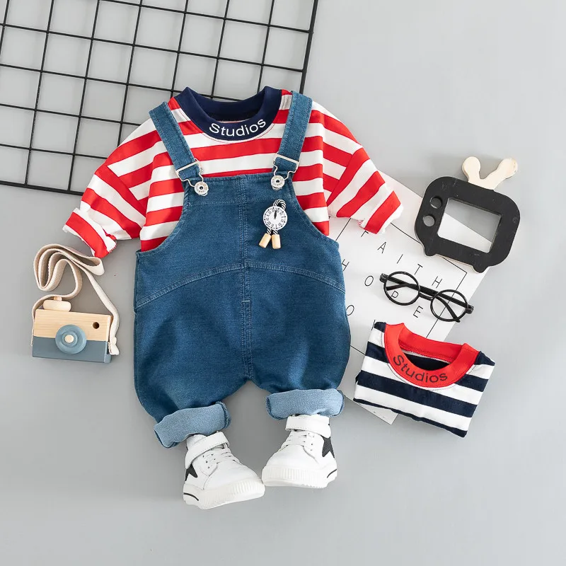 Baby boy clothes infant denim clothing set baby boy set =T-shirt+jeans overall pants 2 pcs suit for 0-3 years baby clothing
Baby boy clothes infant denim clothing set baby boy set =T-shirt+jeans overall pants 2 pcs suit for 0-3 years baby clothing