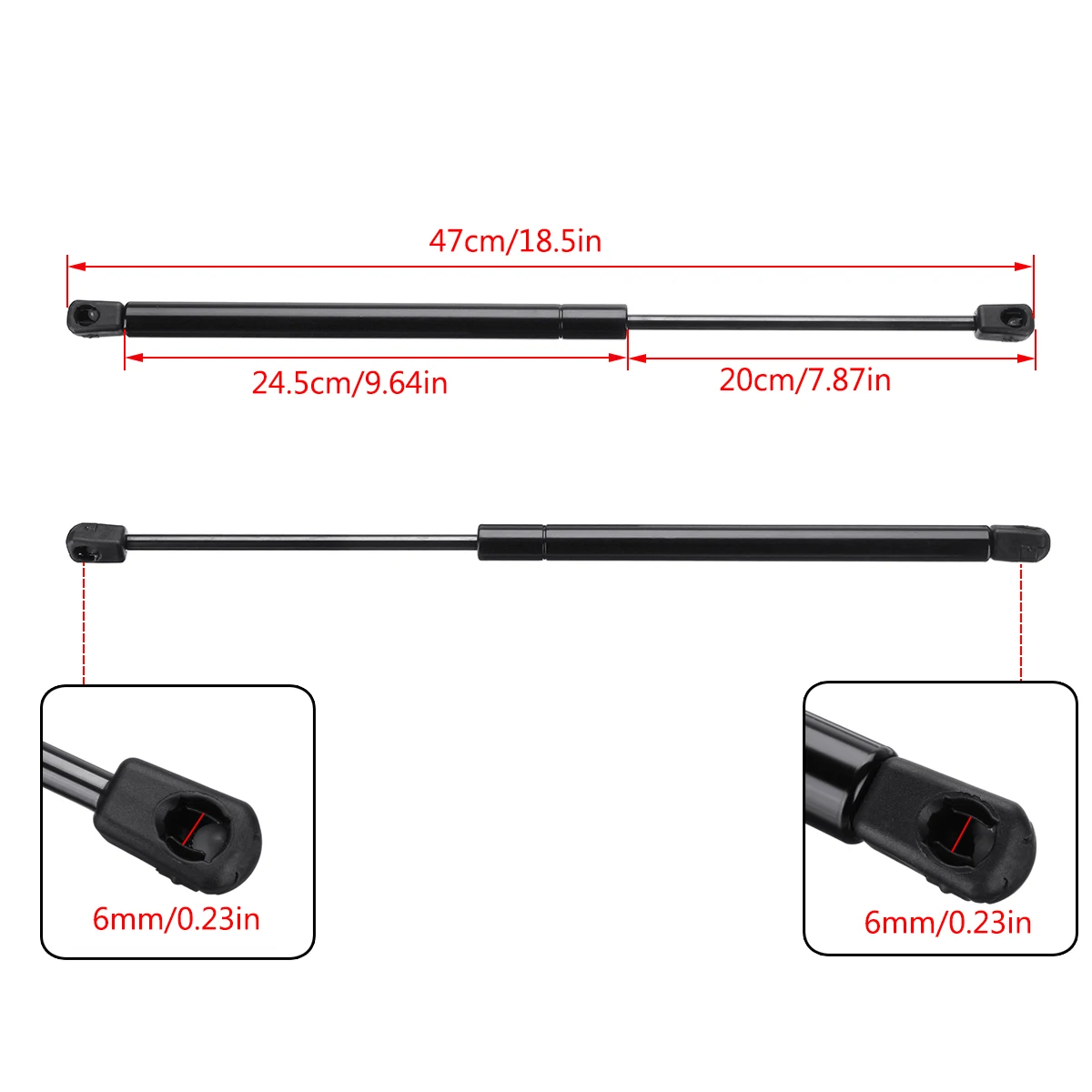 2Pcs Rear Tailgate Lift Supports Struts Shocks For Hyundai Santa Fe 2007-2012 81770-2B001 
2Pcs Rear Tailgate Lift Supports Struts Shocks For Hyundai Santa Fe 2007-2012 81770-2B001