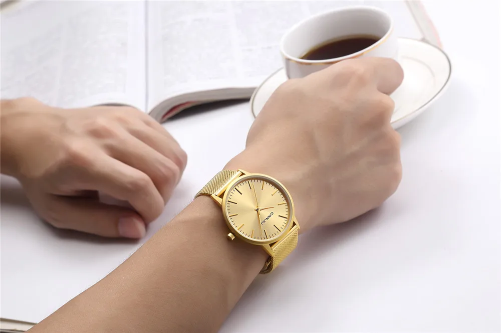 Men's Watches CRRJU Fashion Casual Ultrathin quartz-watch Stainless Steel Brand Men Wristwatch Male Clock Relogio Masculino
Men's Watches CRRJU Fashion Casual Ultrathin quartz-watch Stainless Steel Brand Men Wristwatch Male Clock Relogio Masculino