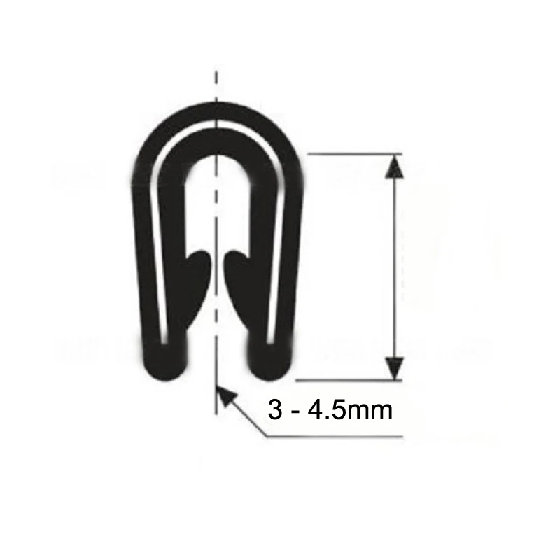 8.5mm x 10mm U Channel Edge Trim Seal Strip For Metal Edges, Cars, Lid, Boat, Heavy Equipment
8.5mm x 10mm U Channel Edge Trim Seal Strip For Metal Edges, Cars, Lid, Boat, Heavy Equipment