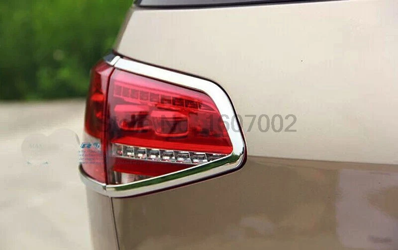 4 шт. хромированные накладки на заднюю фару автомобиля для Volkswagen Golf 7 MK7 2014 2015 |