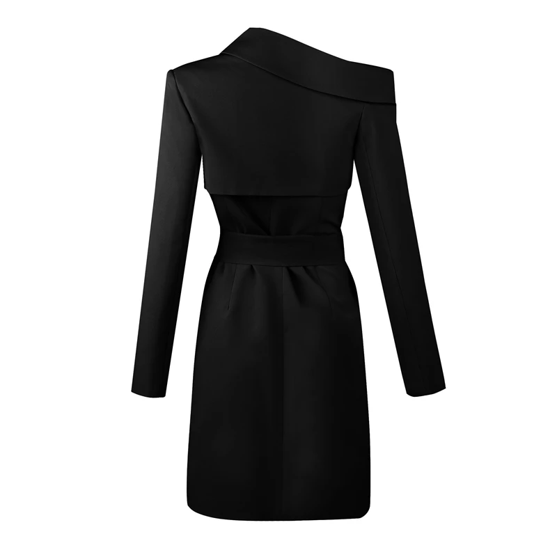 Beateen Double Breasted Gold Buttons Blazer Mini Wrap Dress Long Sleeve Elegant for Women Party 2019
Beateen Double Breasted Gold Buttons Blazer Mini Wrap Dress Long Sleeve Elegant for Women Party 2019