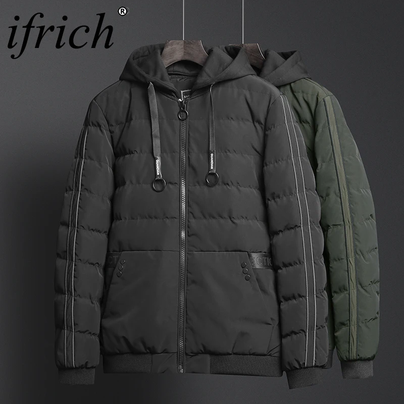 New Men Winter Jacket Fashion Hooded Thermal Down Cotton Parkas Male Casual Hoodies Brand Clothing Warm Coat Black Windbreaker
New Men Winter Jacket Fashion Hooded Thermal Down Cotton Parkas Male Casual Hoodies Brand Clothing Warm Coat Black Windbreaker