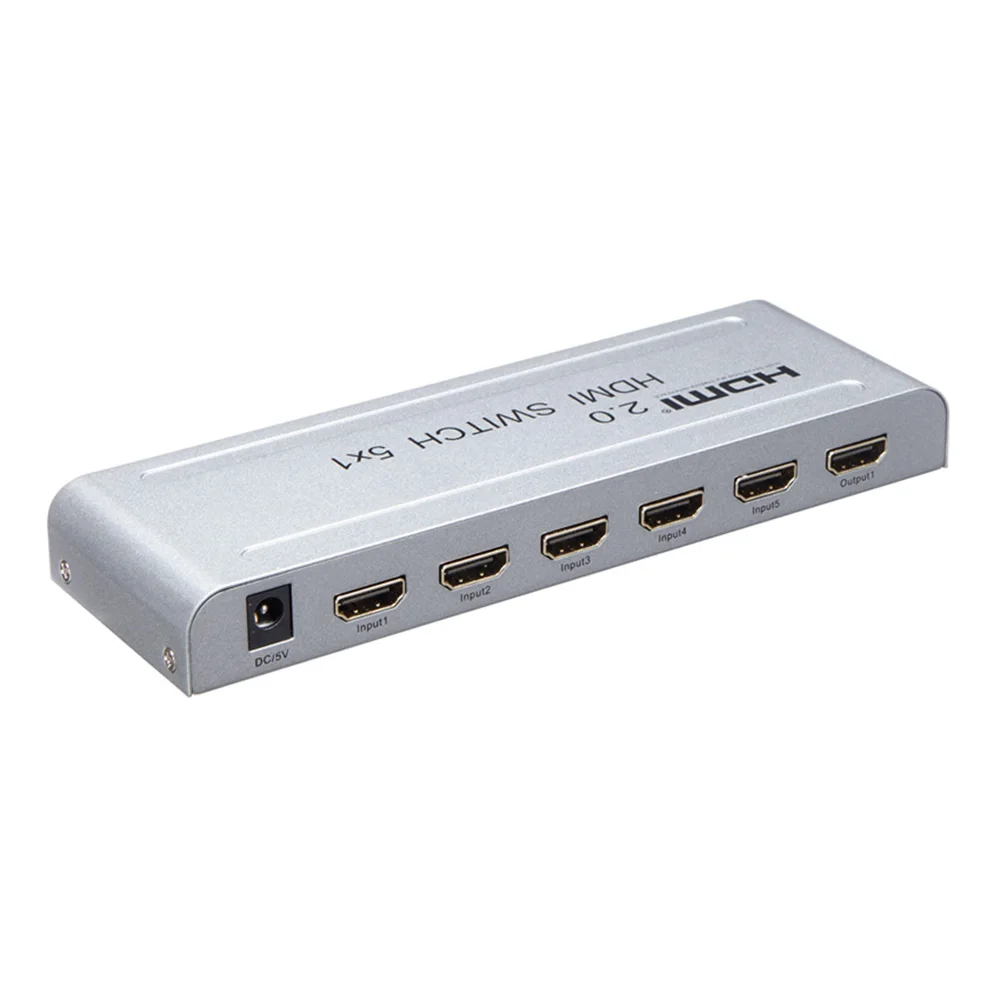 HDMI 2 0 переключатель 5x1 Переключатель 5 в 1 из аудио-видео конвертер 4Kx2K при 60 Гц 1080 P