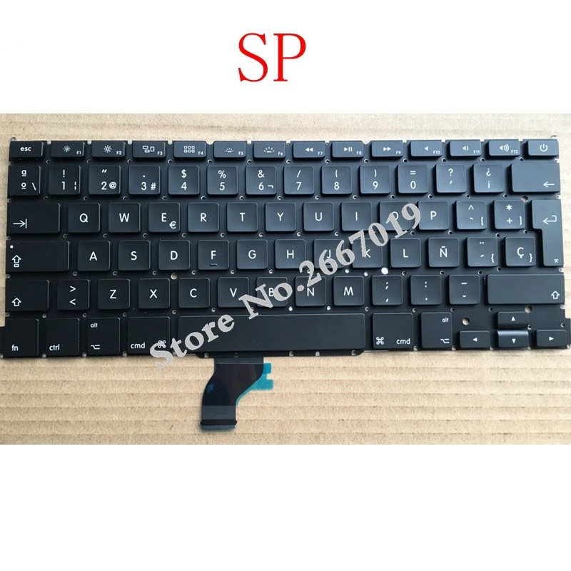 Spanish New For Apple for Macbook Pro Retina 13" A1502 Keyboard Replacement ME864 ME865 ME866 SP Laptop Keyboard
Spanish New For Apple for Macbook Pro Retina 13" A1502 Keyboard Replacement ME864 ME865 ME866 SP Laptop Keyboard