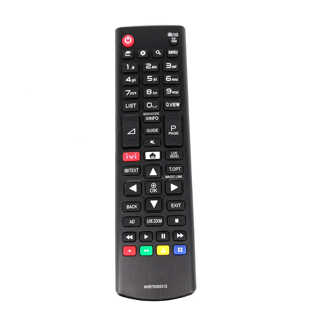 New Generic Remote Control AKB75095312 with IVI Function For LG LCD TV Remoto Controller
New Generic Remote Control AKB75095312 with IVI Function For LG LCD TV Remoto Controller