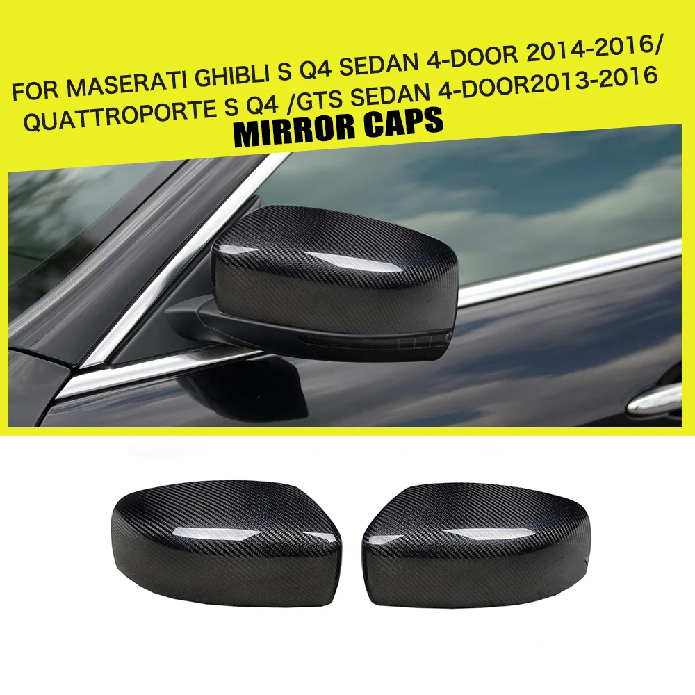 Carbon Fiber Car Rear Review Mirror Cover Caps for Maserati Quattroporte Ghibli S Q4 GTS Sedan 4 Door 14 - 17 Add On Style
Carbon Fiber Car Rear Review Mirror Cover Caps for Maserati Quattroporte Ghibli S Q4 GTS Sedan 4 Door 14 - 17 Add On Style