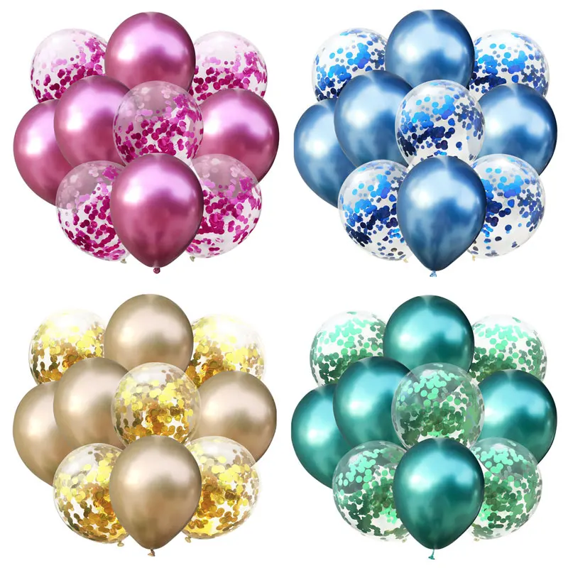 10Pcs Mixed Gold Confetti Balloons Birthday Party Decoration Chrome Metallic Balloon Air Ball Birthday Ballon Party Decor Baloon
10Pcs Mixed Gold Confetti Balloons Birthday Party Decoration Chrome Metallic Balloon Air Ball Birthday Ballon Party Decor Baloon