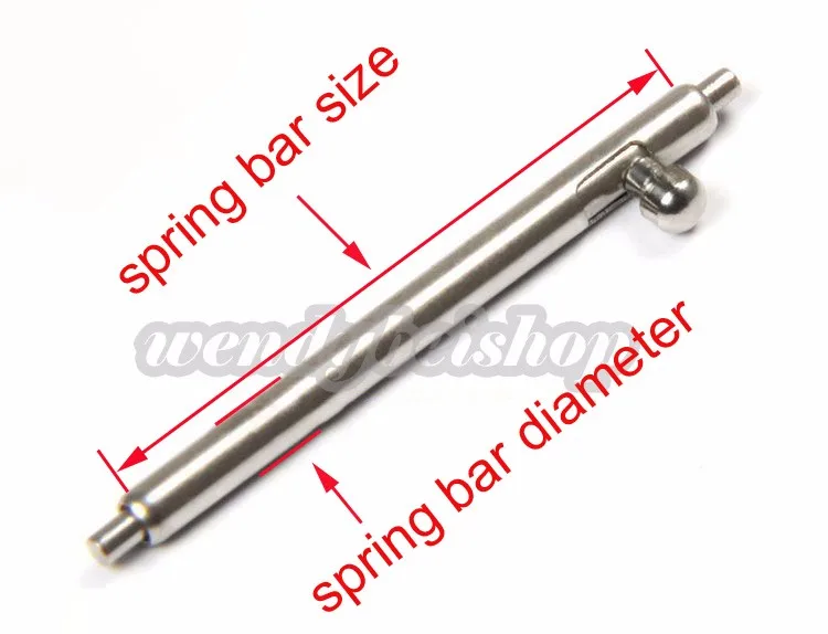 16 18 20 22 23 24mm(1.5mm diameter) 1pc Wholesale Newest HQ Quick Release Stainless Steel Watch Band Single Switch Spring Bar
16 18 20 22 23 24mm(1.5mm diameter) 1pc Wholesale Newest HQ Quick Release Stainless Steel Watch Band Single Switch Spring Bar