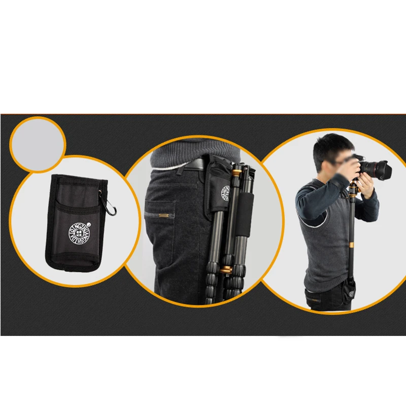 Lightweight Portable Q666 Q666C Professional Travel Camera Tripod aluminum/Carbon Fiber tripod Head for digital SLR DSLR camera
Lightweight Portable Q666 Q666C Professional Travel Camera Tripod aluminum/Carbon Fiber tripod Head for digital SLR DSLR camera
