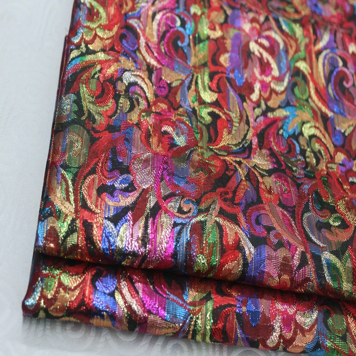 Jacquard Brocade Brocade Robe Mongolia Decorative Lace Fabric of Yanbian Gold and Silver Wire Cloth Decorative Film Stage 
Jacquard Brocade Brocade Robe Mongolia Decorative Lace Fabric of Yanbian Gold and Silver Wire Cloth Decorative Film Stage