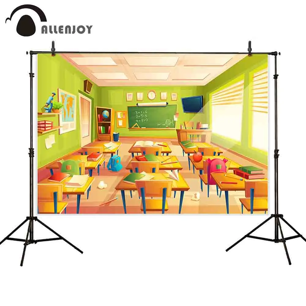 Allenjoy photography backdrop cartoon classroom back to school background photocall photobooth photo shoot customize printed
Allenjoy photography backdrop cartoon classroom back to school background photocall photobooth photo shoot customize printed