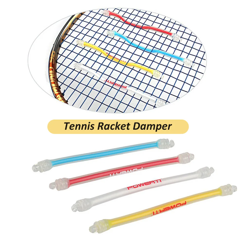 1Pcs Tennis Racket Damper Shock Absorber Silicone Tennis Bat Vibration Absorbing Shock Reducing Anti-Slip Strips
1Pcs Tennis Racket Damper Shock Absorber Silicone Tennis Bat Vibration Absorbing Shock Reducing Anti-Slip Strips