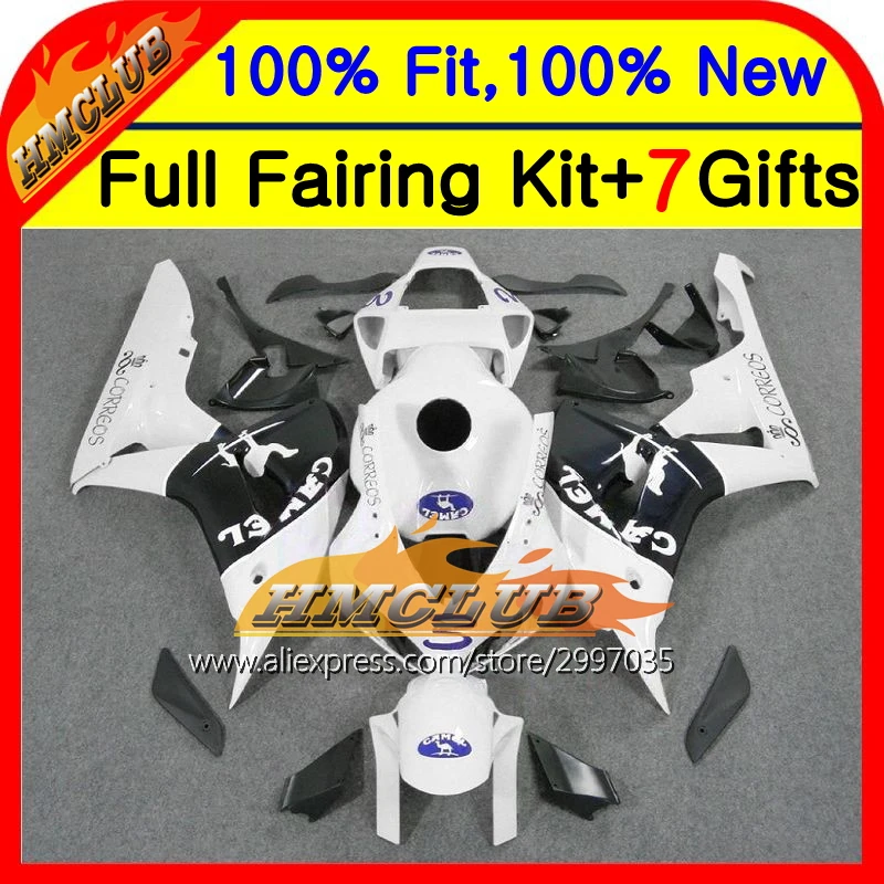 Body CAMEL black For HONDA CBR1000RR 06 07 Injection 39HM72 CBR 1000RR 1000 RR 2006 2007 CBR1000 RR 06-07 Fairing White black
Body CAMEL black For HONDA CBR1000RR 06 07 Injection 39HM72 CBR 1000RR 1000 RR 2006 2007 CBR1000 RR 06-07 Fairing White black