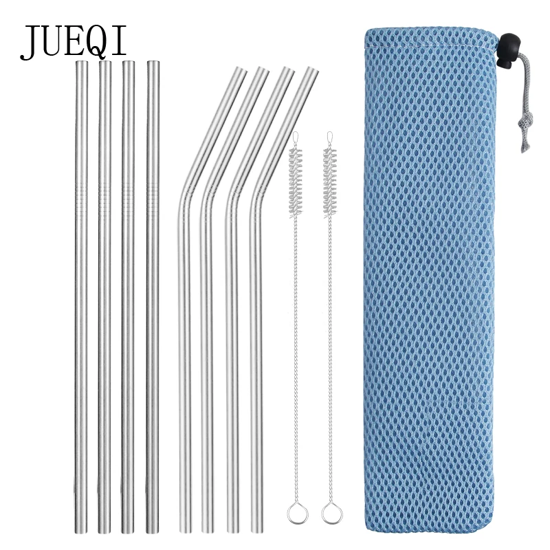 Reusable Metal Drinking Straws 304 Stainless Steel Sturdy Bent Straight Drinks Straw with Cleaning Brush Bar Party Accessory new
Reusable Metal Drinking Straws 304 Stainless Steel Sturdy Bent Straight Drinks Straw with Cleaning Brush Bar Party Accessory new