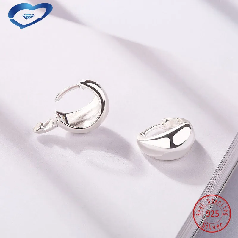 Fashion Geometric 925 sterling silver earings for women Silver S925 jewelry stud earrings simple korean earing for female
Fashion Geometric 925 sterling silver earings for women Silver S925 jewelry stud earrings simple korean earing for female