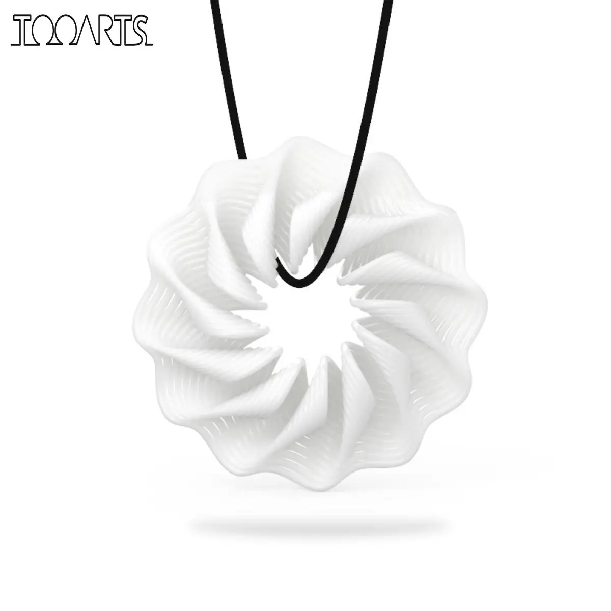 Tooarts Tomfeel 3D Printed Jewelry Rhythm Elegant Modeling Pendant Necklace Accessories | Дом и сад
