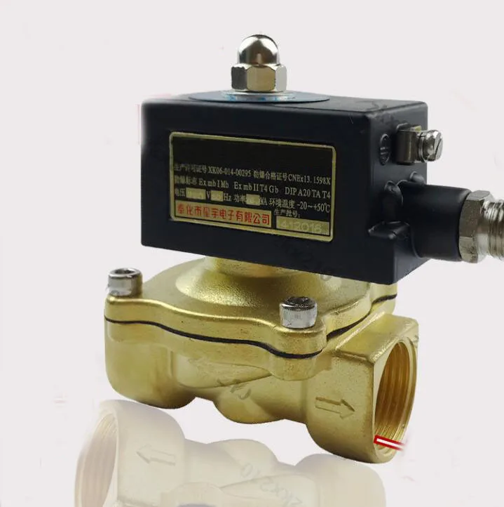 1 1/4 inch 2W series ex-proof air ,water,oil,gas solenoid valve brass electromagnetic valve
1 1/4 inch 2W series ex-proof air ,water,oil,gas solenoid valve brass electromagnetic valve