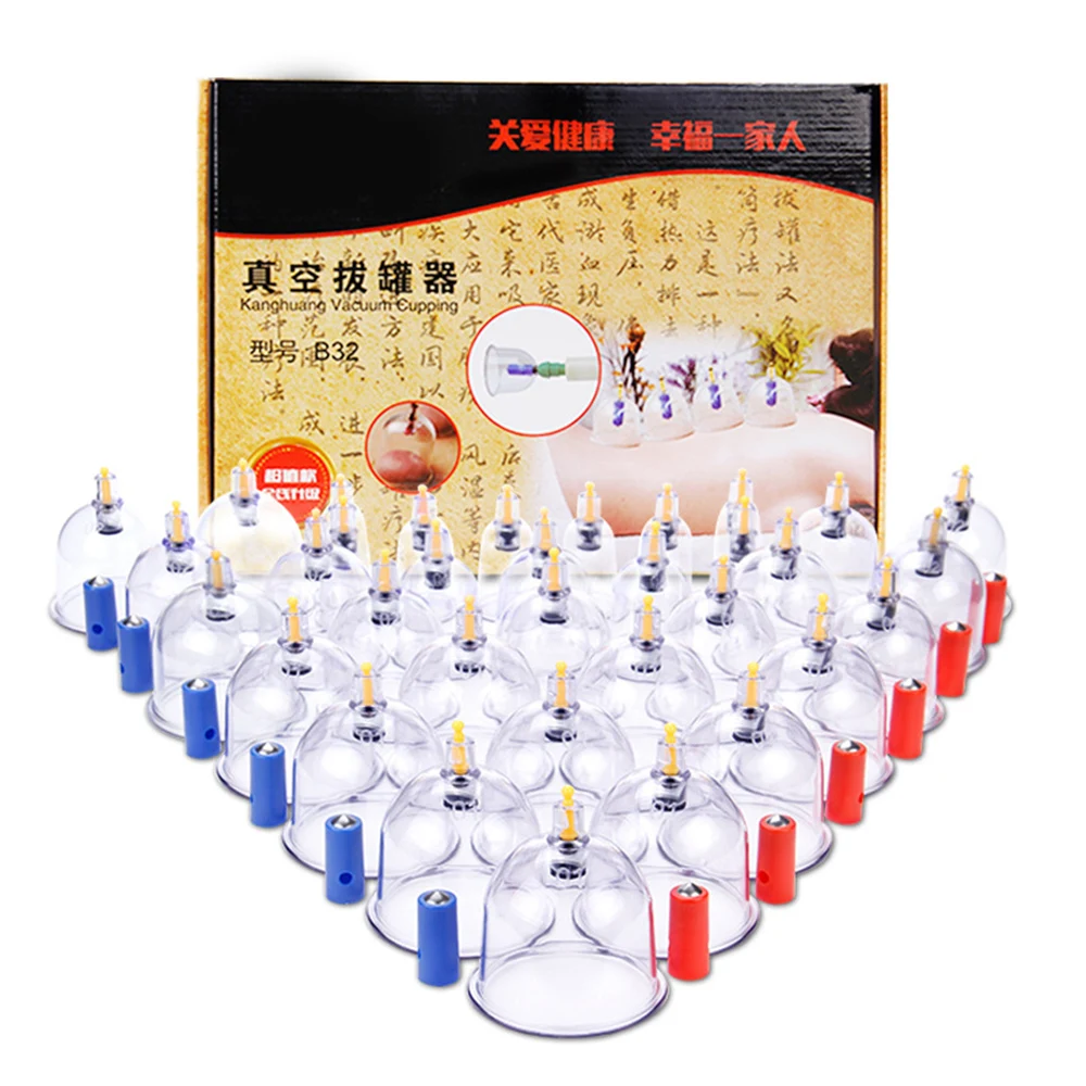 32 Pieces Cans cups chinese vacuum cupping kit pull out vacuum apparatus Household therapy relax massagers curve suction pumps
32 Pieces Cans cups chinese vacuum cupping kit pull out vacuum apparatus Household therapy relax massagers curve suction pumps