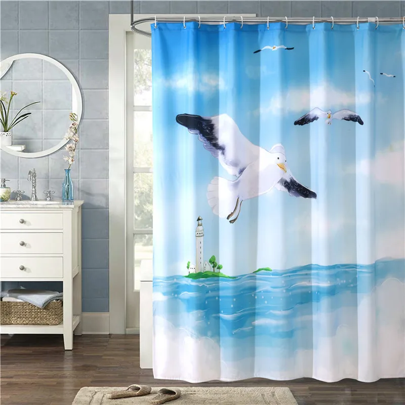 Seagull 3D Printed Polyester Thickening Shower Curtain Bathroom Bath Curtains Easy Clean Shower Curtain Water Proof 1.8*1.8m
Seagull 3D Printed Polyester Thickening Shower Curtain Bathroom Bath Curtains Easy Clean Shower Curtain Water Proof 1.8*1.8m