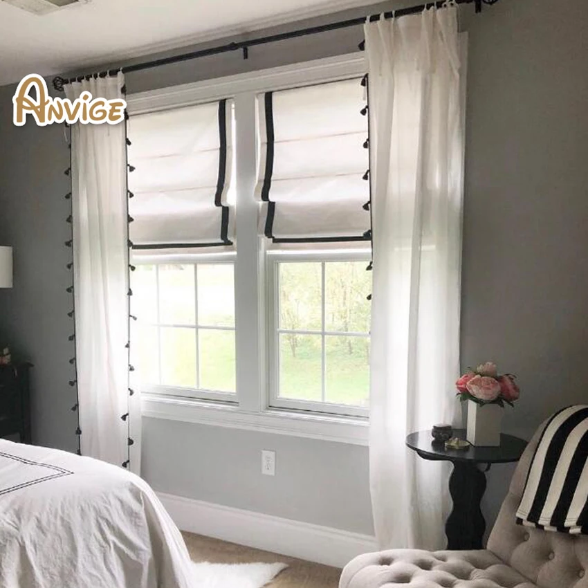 Window Treatments Window Curtains Blackout / Light Filtering Roman Blinds Roman Shades Customized
Window Treatments Window Curtains Blackout / Light Filtering Roman Blinds Roman Shades Customized