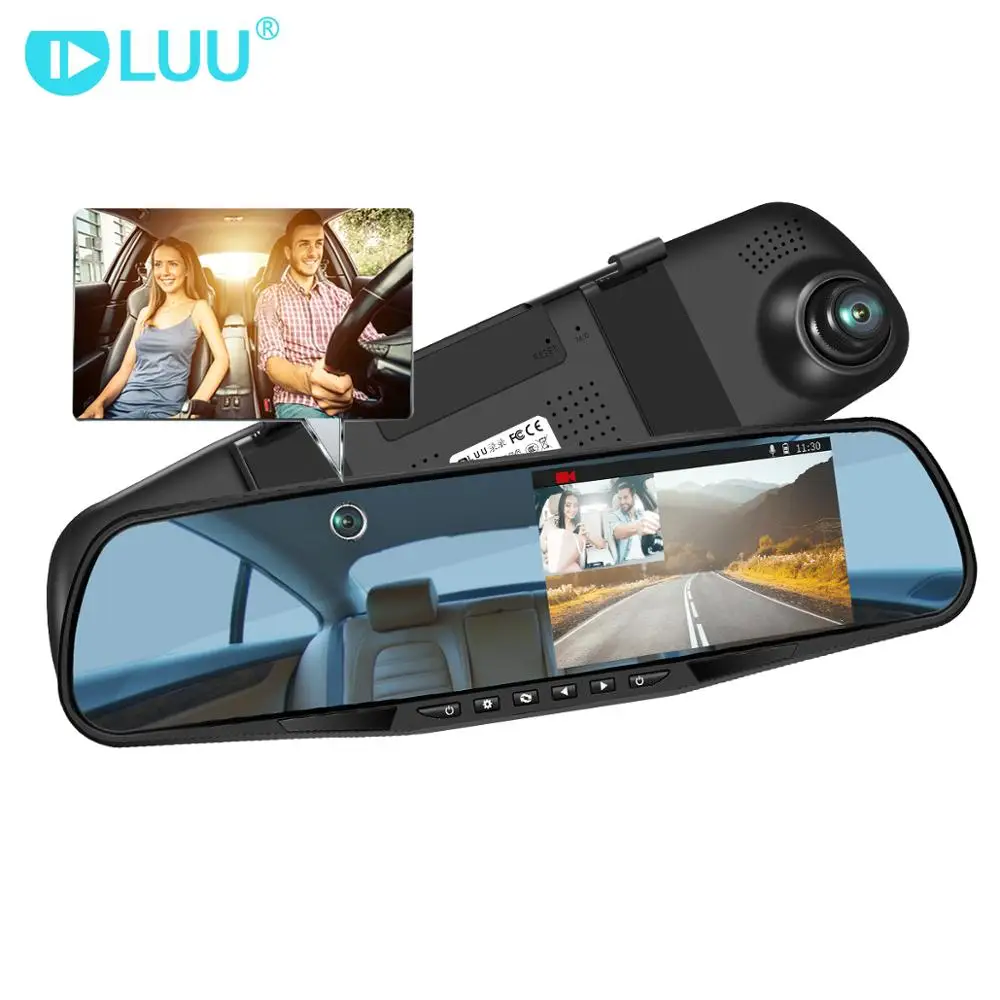 LUU 1080P FHD Автомобильный Dvr видеорегистратор Скрытая Встроенная камера 5 0 "IPS