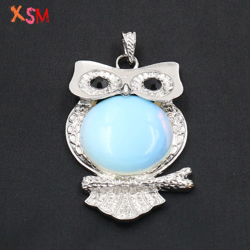 Wholesale 10 pcs New Style Charm Women Necklace 63X40mm Natural Stone Big Eye Cute Owl Animal Pendants Fashion Jewelry
Wholesale 10 pcs New Style Charm Women Necklace 63X40mm Natural Stone Big Eye Cute Owl Animal Pendants Fashion Jewelry